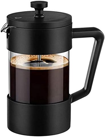 Coffee Press Coffee Tea Maker Thickened Borosilicate Glass Coffee Press Black Pots