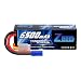 Zeee 14.8V 6500mAh 80C 4S Lipo Battery Hardcase with Dean Connector for RC 1/8 1/10 Scale Vehicles Car, Trucks, Boats Tank Truck RC Car