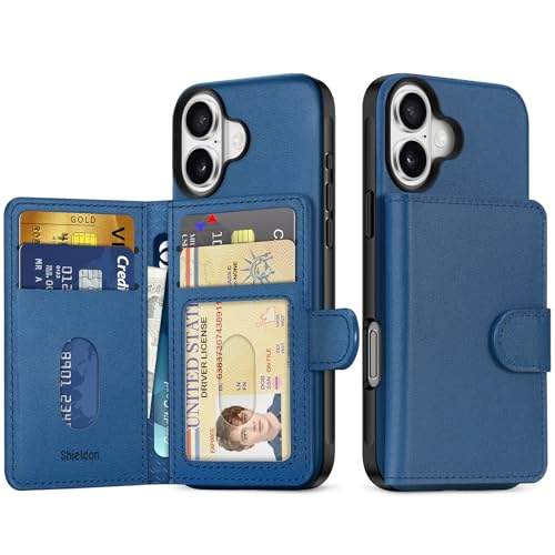 SHIELDON iPhone16Ήz^P[X {vU[ EHbgt s 6J[h[ [RFIDubLO] wʕی ӂ16 ΉP[X ~ wh~ gѕ֗ ACz16 pJo[ 2024N 6.1C` 5