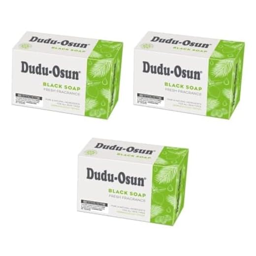 Dudu Osun 3er Pack schwarze Seife 450g