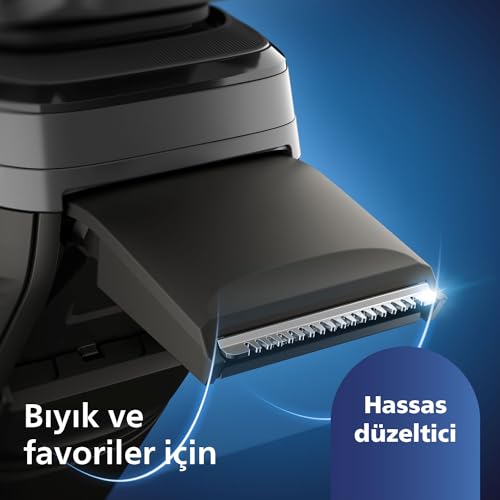 Philips 5000 Serisi Tıraş Makinesi, Sinekkaydı Tıraş, Skin IQ Teknolojisi, Islak ve Kuru Kullanım, Hassas Düzeltici Başlık – S5887/10
