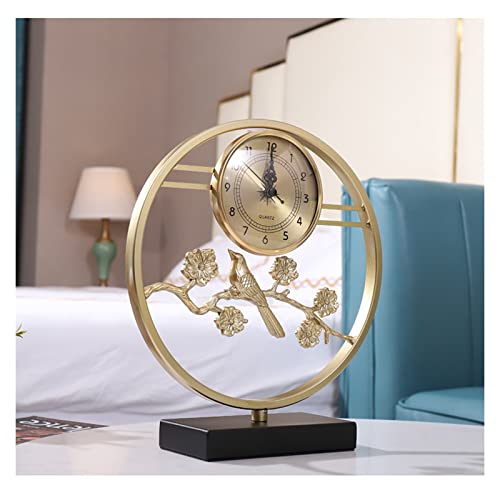 Reloj de escritorio de cobre estilo chino un regalo original para inauguración de casa nueva 8