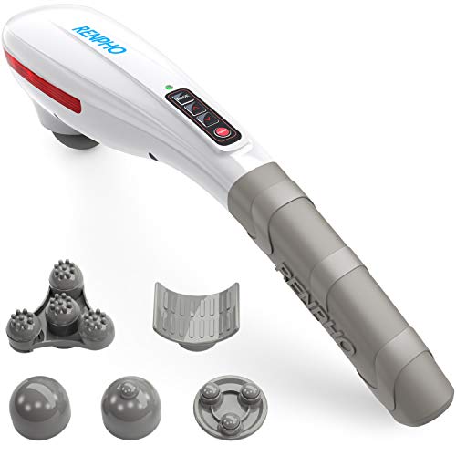 RENPHO Cordless Handheld Back Massager, Rechargeable Electric Deep Tissue Percussion Muscle Massager
