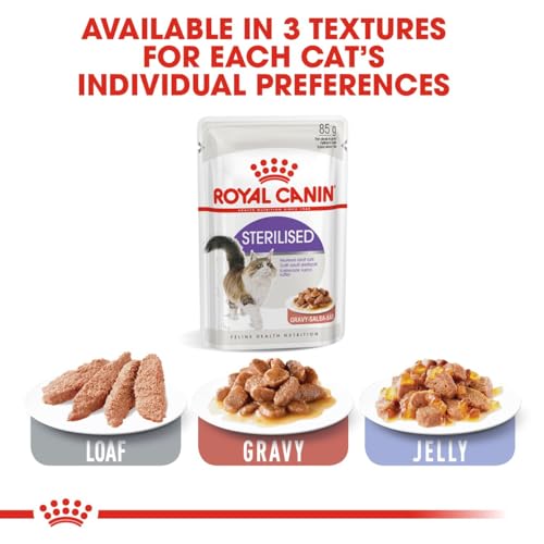 Image of Royal Canin Sterilized Wet Cat Food 85 G (Pack of 48)