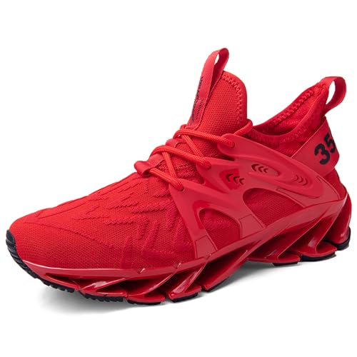 FUSHITON Zapatillas de Deporte para Zapatillas de Running Hombre Zapatillas de Tenis Zapatillas de Deporte para Caminar Transpirable Athletic Sport Zapatos