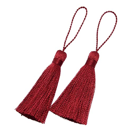 （２本セット）カラータッセル タッセル 扇子飾り アクセサリー用房