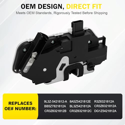 Image of 9L3Z-5421812-A Door Lock Latch Actuator Front Right Passenger Side Power Compatible with 2009-2014 F-150,2013-2019 Taurus,2010-2014 Lincoln Mark LT,2011-2019 Explorer