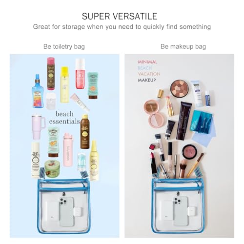 Image of Bluome Clear Bag for Stadium Events 12x12x6, Clear Purses Stadium Bag Crossbody Purses for Concerts Football Games Travel