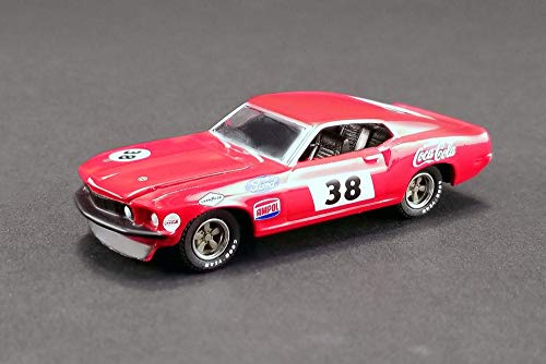 Modelo de autos 1969 Ford F-350 y Mustang Trans Am 1:64 miniatura 4