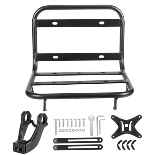 Portabicicletas delantero de aluminio de 15 kg para horquilla de bici