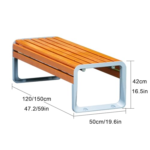 Banc de jardin extérieur résistant aux intempéries pour espace vert - 2