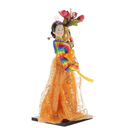 Poupée Hanbok coréenne statue décorative idée cadeau originale passionné culture Asie