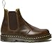 Dr. Martens Unisex 2976 Slip Resistant Chelsea Boots, Dark Tan, Mens 12, Womens 13, Medium