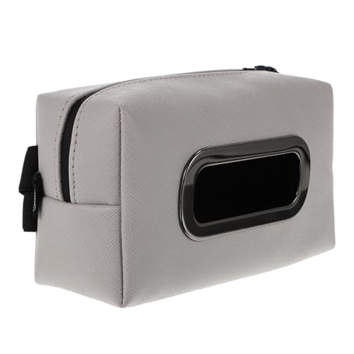 Organizador de servilletas para coche Toddmomy de cuero para visera
