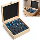 Teenyyou Large Router Bit Storage Case for 100 Bits 50 Pcs 1/2" 50 Pcs 1/4"