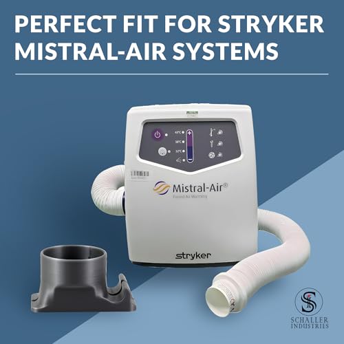 Image of S I Veterinary Cage Door Adapter for Stryker Mistral-Air & TSC Life Mistral-Air Patient Warmer - Hose Pass-Through, Blanket Retainer, Tool-Free, for Veterinary Use Only