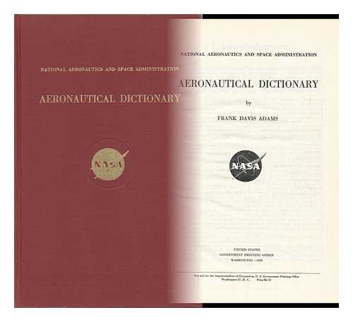 Aeronautical Dictionary B000NX56FI Book Cover
