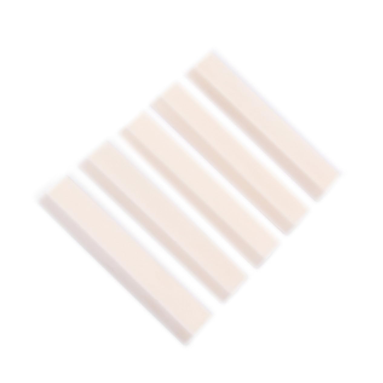 ibasenice Bone Guitar Saddle 5pcs Beef Bone Material Saddle for Acoustic Guitar Replacement Polished Finish