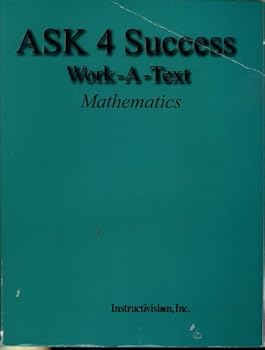 Paperback Ask 4 Success Work-a-text Mathematics Book