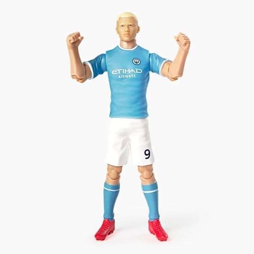 Miniatura 6 de Banbo Toys Manchester City Haaland - Figura de acción de fútbol coleccionable de 8 pulgadas