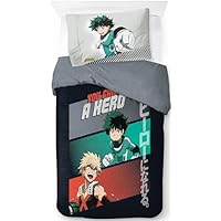 Jay Franco My Hero Academia - Juego de funda nórdica para cama
