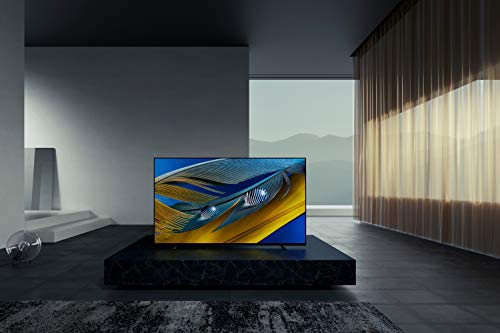 Sony XR-55A80J BRAVIA 139cm (55 Zoll) Fernseher (OLED, 4K Ultra HD (UHD), High Dynamic Range (HDR), Google TV, Smart TV, 2021 Modell), Schwarz