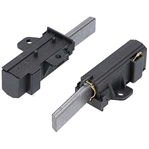Kenekos - 2 Motorkohlen für Waschmaschine Waschtrockner mit Sole - Kohlebürsten als Alternative für AEG Lavamat 400602015-2, Whirlpool 481281719419, Quelle 02333540 Privileg inkl. Halterung.