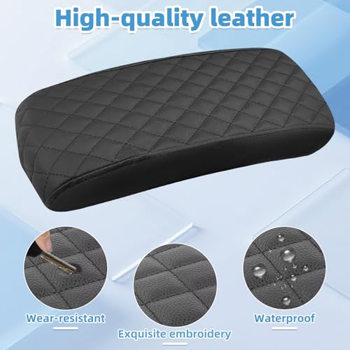 Image of Center Console Armrest Cover Compatible with Cadillac CTS 2008-2014 Protector Interior Accessories