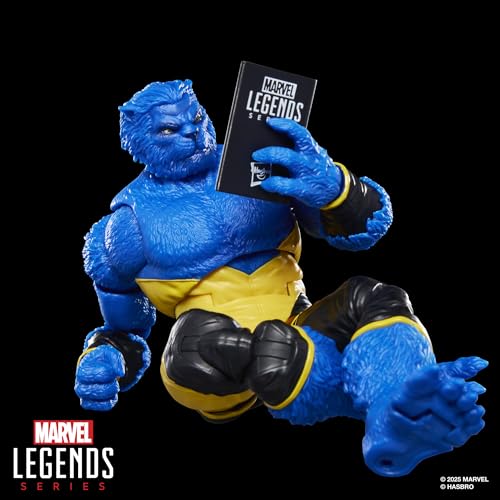 Marvel Legends Series Marvel's Beast, Astonishing X-Men Comics-Inspired Collectible 6-Inch Scale Action Figure with Character-Sized Comic Accessory - image 3