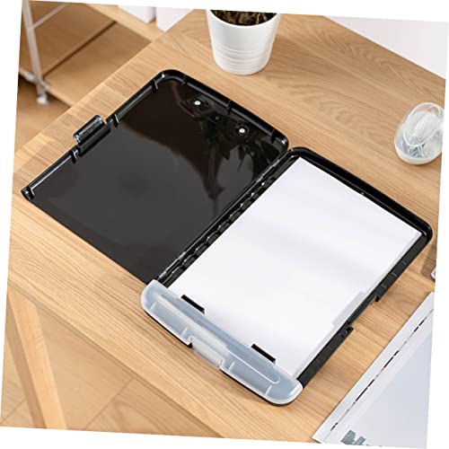 Porte-documents multifonction A4 plastique noir SHINEOFI pour protéger vos rapports professionnels - 4