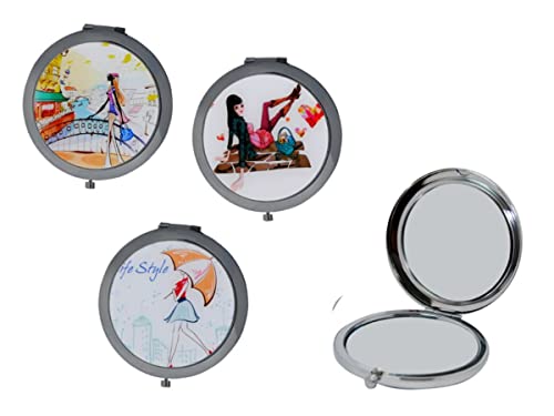 Lote de 15 Elegantes Espejos Personalizables'Moda'. Belleza.Recuerdos y Complementos. Regalos Originales.Detalles de Bodas, Comuniones, Bautizos, Cumpleaños. DC