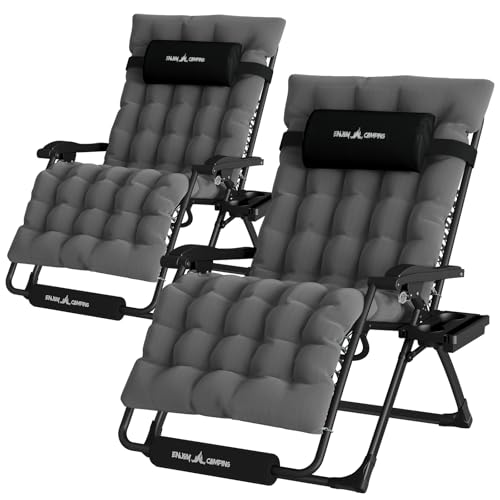 Image of UDPATIO Oversized Zero Gravity Chair Patio Reclining Chairs with Cushion