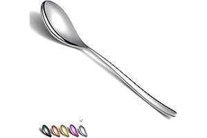 Dinner Spoons 6 Piece, 8.1' Stainless Steel Tablespoons, Soup Spoons, Dessert Spoons, Spoons