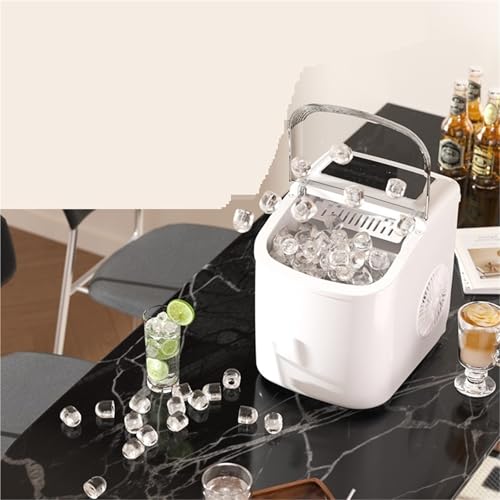 Fabricadora de hielo portátil con capacidad de 26 lbs diarias miniatura 2