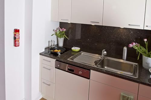 Prymos Feuerlöscher Spray 625ml – Universal Löschspray für Küche, Haushalt, Grill – 5A/21B/15F – Made in Germany – für Brandklassen A B F & Elektrogeräte bis 1000V