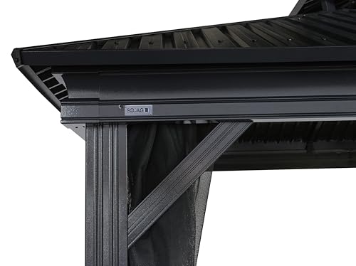 Sojag Accessories Set of 4 10' x 12' Outdoor Gazebo Spun Polyester Curtains for Kiana Shade Structure by Sojag - Image 3