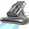 Mattress Vacuum Cleaner Handheld Bed Vacuum with UV C Light 16Kpa Suction 30000 RPM Dual Drum Brushes140F Hot Air Ultrasonic500W Power Mattress Cleaner Quickly Removes DustCorded