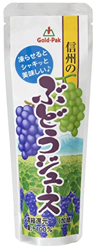 ゴールドパック 信州のぶどうジュース 80g×20本
