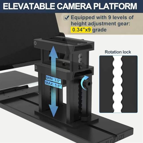 Image of 20 inch Teleprompter for Camera & Tablet with APP Remote Control