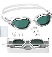 Whale Adult Swim Goggles, Anti-Fog & 100% UV Protection, Ultra-Soft Silicone Seal for Men & Women