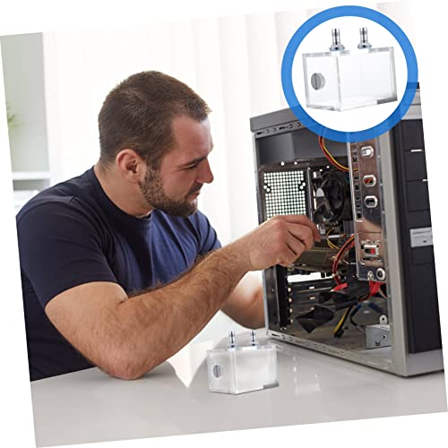 Tanque de refrigeración para PC que elimina burbujas de aire con acrílico transparente 4