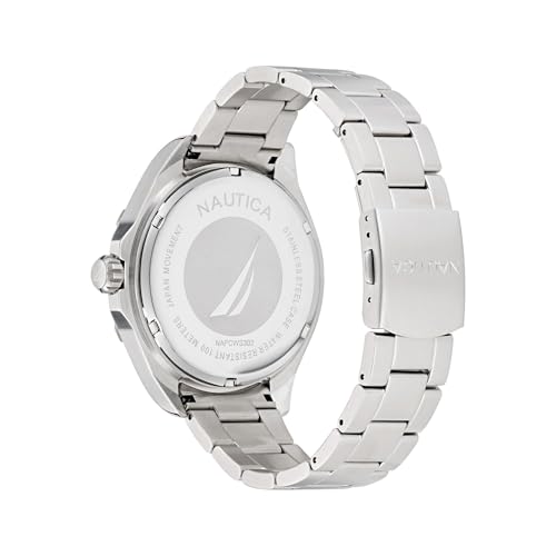 Image of Nautica Clearwater Beach Men Blue Round Dial Analog Watch - NAPCWS302