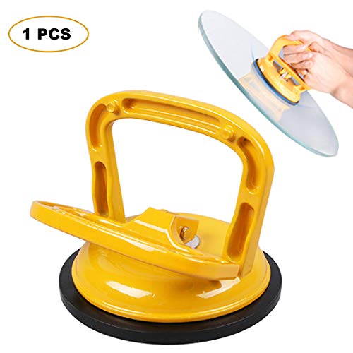 Fuutuu Ventosas para Cristales Extractor de Ventosas Profesional para Azulejo de Aerámica y Aleación de Aluminio para Coche Reparación con Capacidad de Carga hasta 50kg