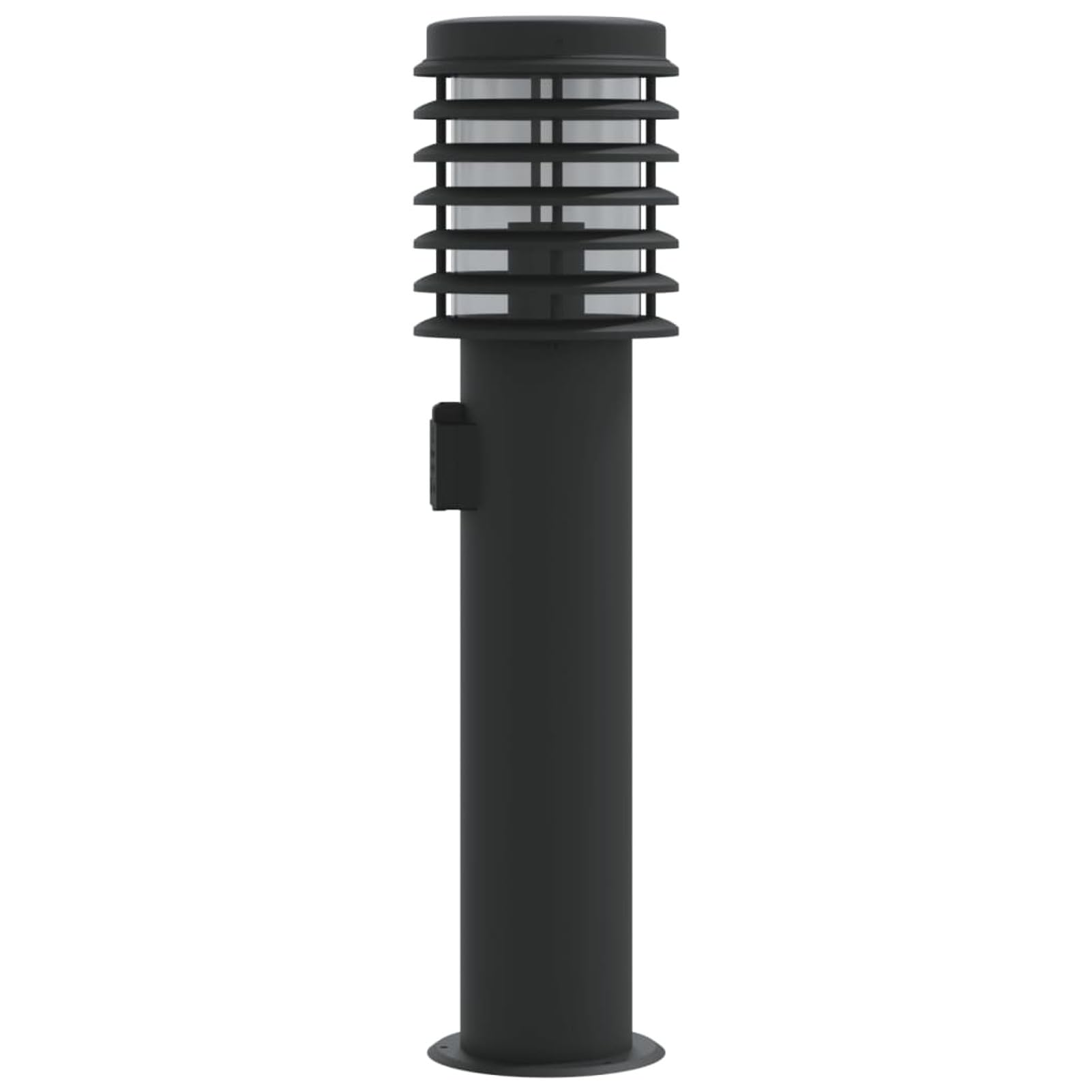 LAPOOH Lampada da Terra per Esterni con Presa Nera 60 cm Acciaio,Lampade da Terra,Lampada da Terra Moderna,Lampade da Terra per Soggiorno-4006377