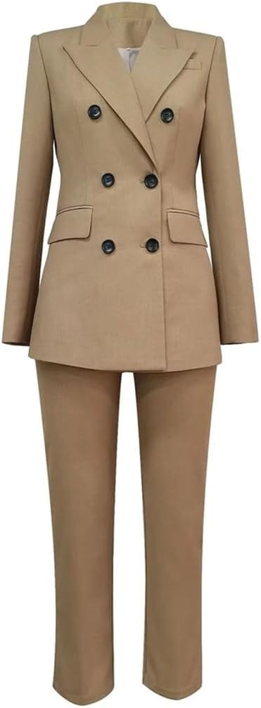 Trousers Dress Suit Khaki Trousers Russian Set Women's Two Piece Set