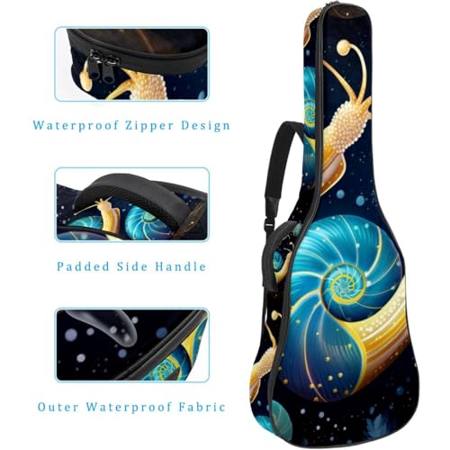 JRHEJTFZ Housse pour guitare acoustique de 1,9 cm d’épaisseur – Imperméable – Durable et élégant – Motif escargot mignon, Multicolore 4., 42.9×16.9×4.7 in, Motif imprimé tendance - Les Beatles, Paul McCartney, John Lennon, RIngo Starr, George Harrison JRHEJTFZ Housse pour guitare acoustique de 1,9 cm d'épaisseur - Imperméable - Durable et élégant - Motif escargot mignon, Multicolore 4., 42.9x16.9x4.7 in, Motif imprimé tendance – Image 5