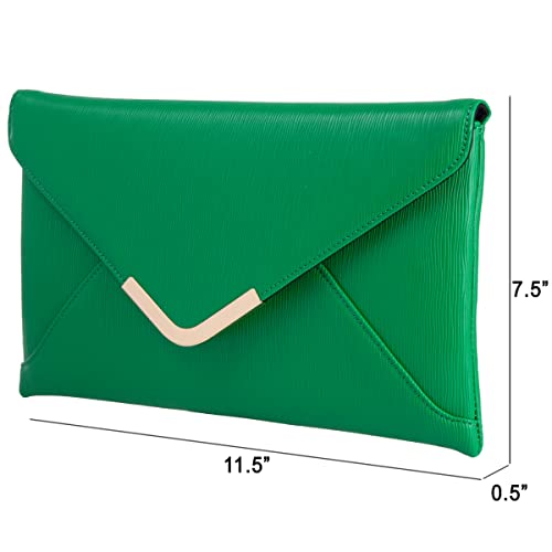 Image of JNB Faux Leather Envelope Clutch Purse