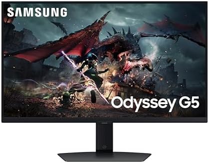 Samsung Odyssey G5 (S27DG502) Gaming Monitor, Flat, 27", 2560x1440