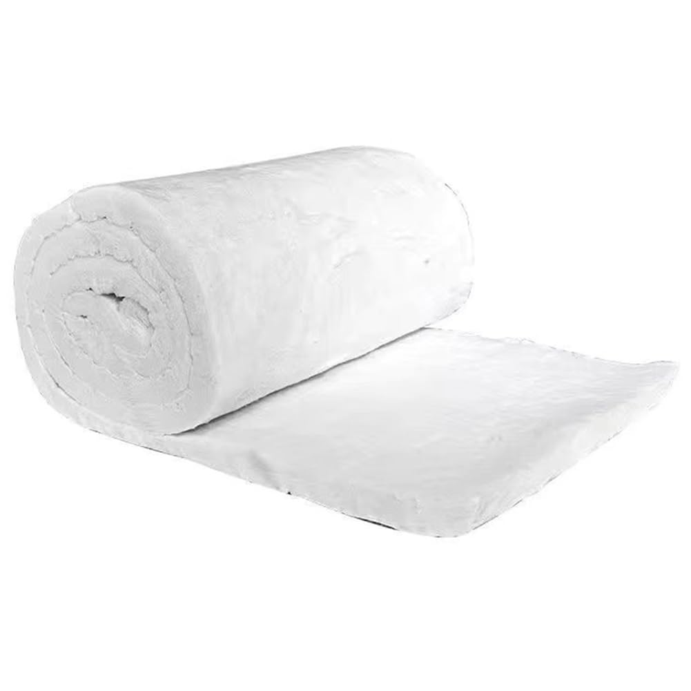 Manta aislante de fibra de cerámica, ignífuga de alta temperatura para hornos, hornos, forjas y tuberías