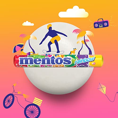 Image of Mentos Rainbow Chewy Dragees, 406 g